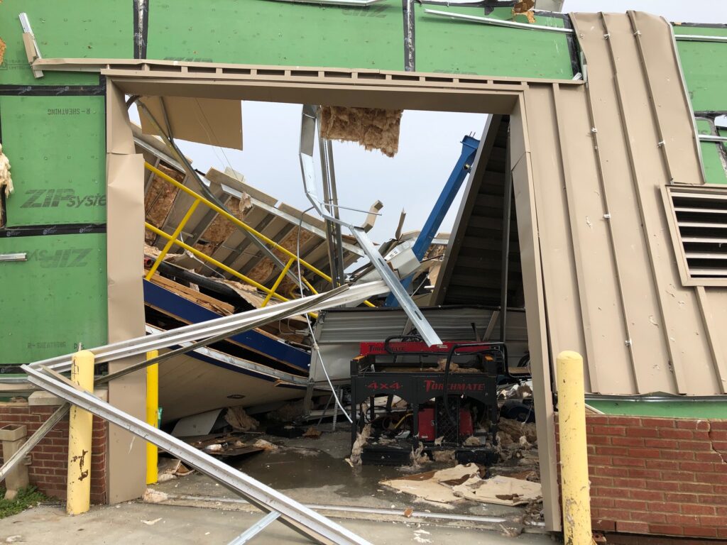 TestEquity's TE-1027S chamber remained standing after a deadly tornado struck Tennessee State University.